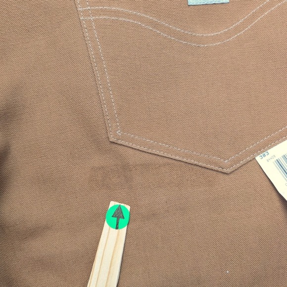 Vintage NWT Carhartt Work Pants Mens 42x34 Made in USA New With Imperfections - Picture 5 of 14